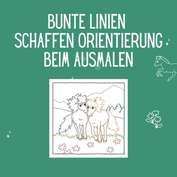 Produktbild: Zauberpapier Malbuch Pferde