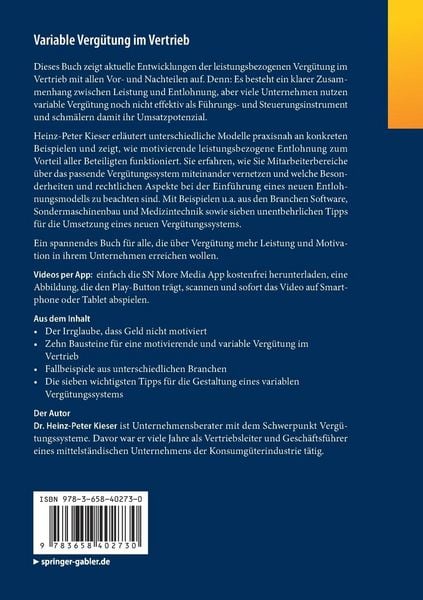 Produktbild: Variable Vergütung im Vertrieb
