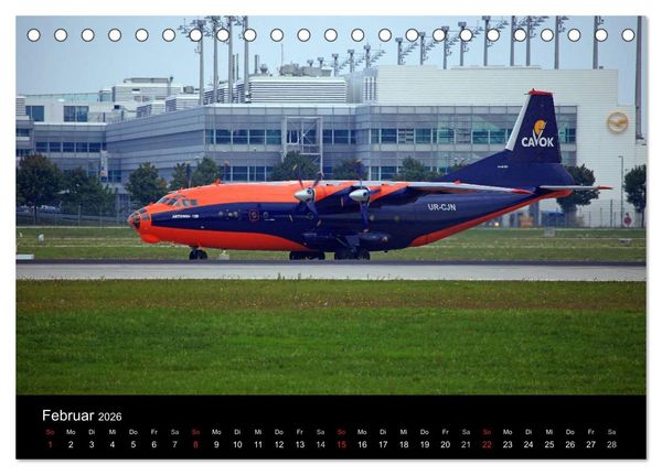 Produktbild: Flugverkehr (Tischkalender 2026 DIN A5 quer), CALVENDO Monatskalender