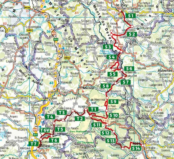 Produktbild: ROTHER Wanderf&uuml;hrer Cevennen: Stevensonweg GR 70
