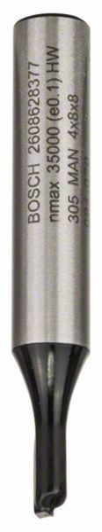 Bosch Accessories 2608628377 Nutfräser Hartmetall Länge 51 mm Produktabmessung, Ø 4 mm Schaftdurchmesser 8 mm