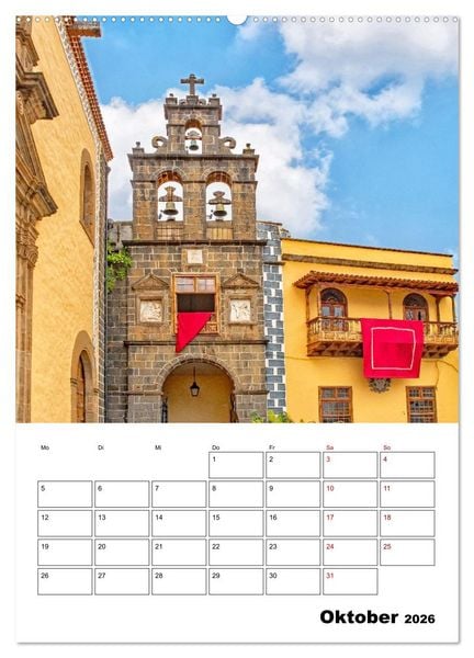 Produktbild: Wundersch&ouml;nes Reiseziel - La Laguna und La Orotava (Wandkalender 2026 DIN A2 hoch), CALVENDO Monatskalender