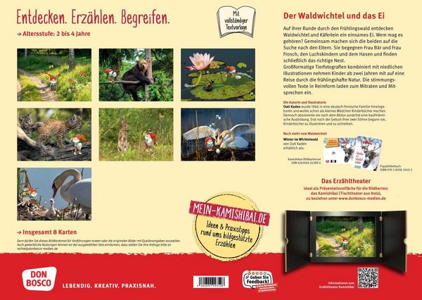 Produktbild: Fr&uuml;hling im Wichtelwald. Kamishibai Bildkartenset
