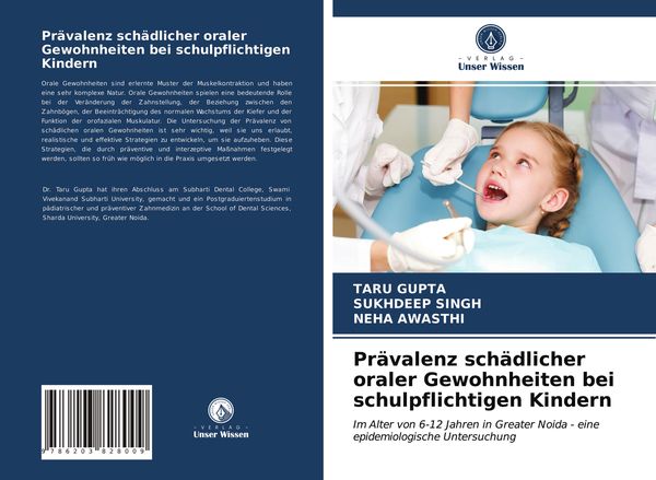 Produktbild: Pr&auml;valenz sch&auml;dlicher oraler Gewohnheiten bei schulpflichtigen Kindern