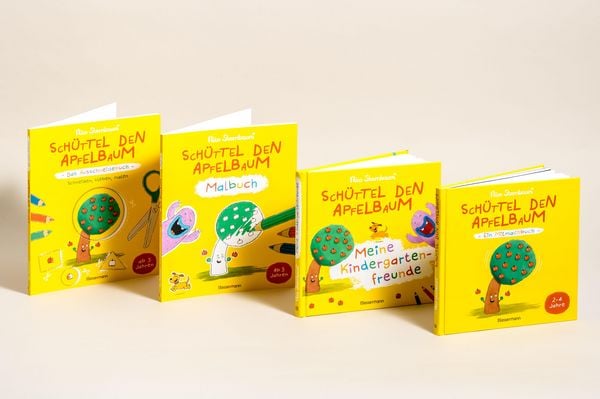 Produktbild: Sch&uuml;ttel den Apfelbaum - Meine Kindergartenfreunde. Eintragbuch f&uuml;r Kinder ab 3 Jahren