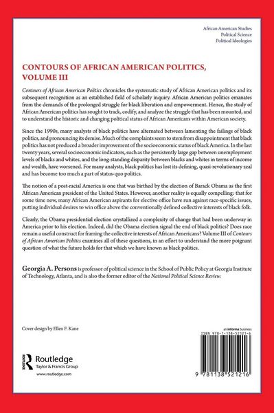 Produktbild: Contours of African American Politics