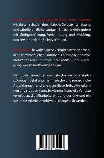 Produktbild: Narzissmus im Unternehmen
