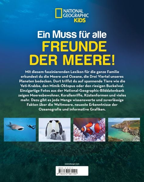 Produktbild: National Geographic Kids - Lexikon der Meere
