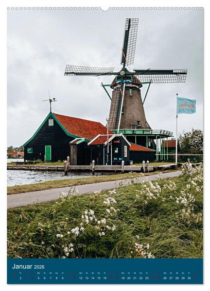 Produktbild: Erlebnis Windm&uuml;hle (hochwertiger Premium Wandkalender 2026 DIN A2 hoch), Kunstdruck in Hochglanz
