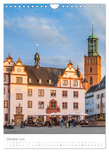Produktbild: Meine Stadt Darmstadt (Wandkalender 2026 DIN A4 hoch), CALVENDO Monatskalender