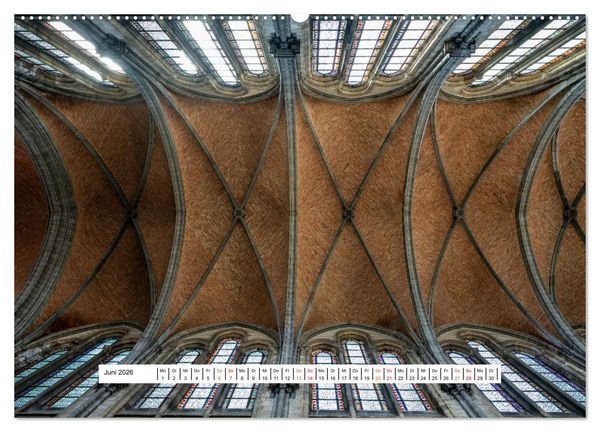 Produktbild: Gew&ouml;lbe des Glaubens &ndash; Kirchendecken Europas (Wandkalender 2026 DIN A2 quer), CALVENDO Monatskalender