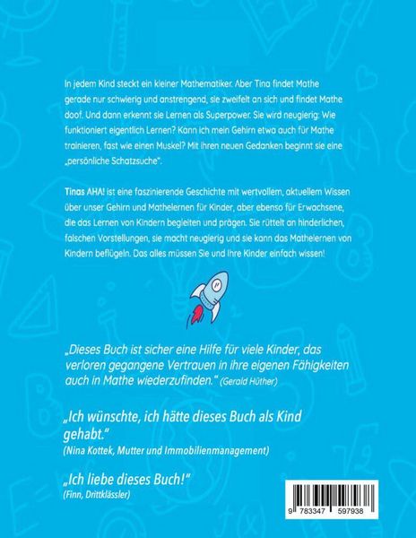 Produktbild: Tinas AHA! Eine Geschichte f&uuml;r Sch&uuml;ler &uuml;ber erfolgreiches Lernen.