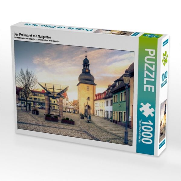 CALVENDO Puzzle Der Freimarkt mit Saigertor | 1000 Teile Lege-Größe 64x48cm Foto-Puzzle für glückliche Stunden