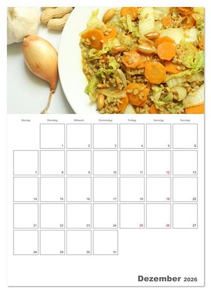 Produktbild: Gl&uuml;cklich mit Karotten (Wandkalender 2026 DIN A2 hoch), CALVENDO Monatskalender