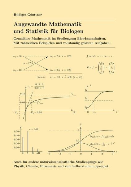 Produktbild: Angewandte Mathematik und Statistik f&uuml;r Biologen