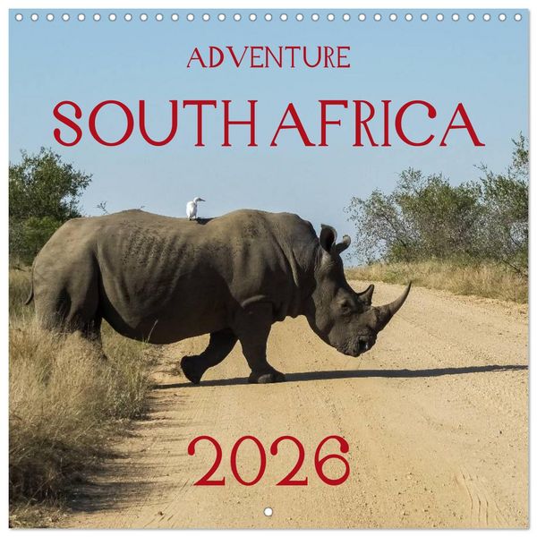 Produktbild: Adventure South Africa 2026 (Wall Calendar 2026 12 &times; 12 Inch) CALVENDO 12 Month Wall Calendar