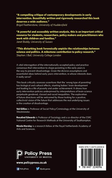 Produktbild: Challenging the politics of early intervention