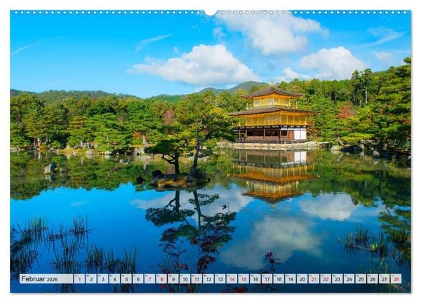 Produktbild: Exotische Bilderreise durch Japan (hochwertiger Premium Wandkalender 2026 DIN A2 quer), Kunstdruck in Hochglanz