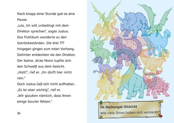 Produktbild: Die drei ??? Kids, B&uuml;cherhelden 2. Klasse, Achtung, Dinos!