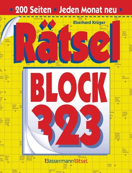 Rätselblock 323, Taschenbuch von Eberhard Krüger, Bassermann, 9783809448198