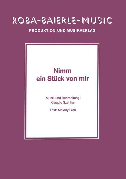 Produktbild: Nimm ein St&uuml;ck von mir