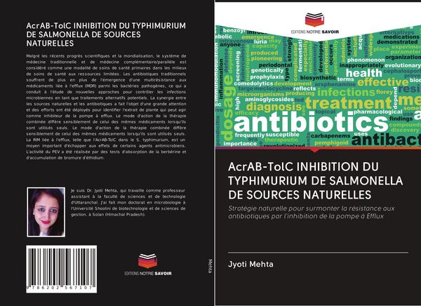 Produktbild: AcrAB-TolC INHIBITION DU TYPHIMURIUM DE SALMONELLA DE SOURCES NATURELLES