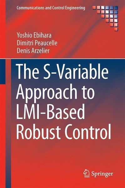 Produktbild: S-Variable Approach to LMI-Based Robust Control