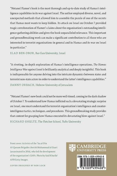Produktbild: The Hamas Intelligence War against Israel