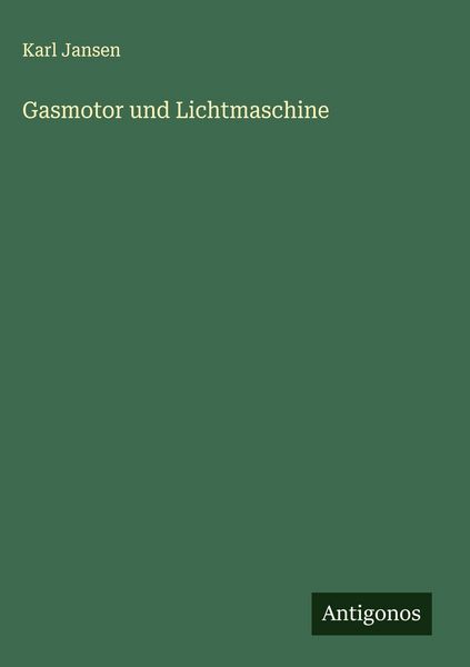 Produktbild: Gasmotor und Lichtmaschine