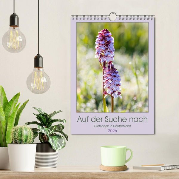 Produktbild: Auf der Suche nach Orchideen in Deutschland (Wandkalender 2026 DIN A4 hoch), CALVENDO Monatskalender