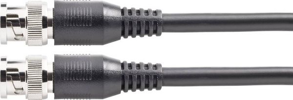 Produktbild: Sygonix SY-4714546 Video Verl&auml;ngerungskabel [1x BNC-Stecker - 1x BNC-Stecker] 1.00m Schwarz