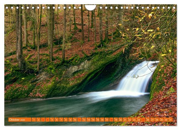 Produktbild: Rauschende Wildb&auml;che im Allg&auml;u (Wandkalender 2026 DIN A4 quer), CALVENDO Monatskalender
