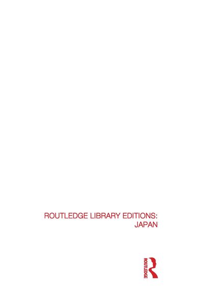 Produktbild: RLE: Japan Mini-Set D: Politics (8 vols)