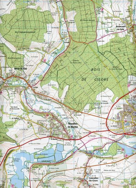 Produktbild: Gisors-&Eacute;tr&eacute;pagny 1:25 000