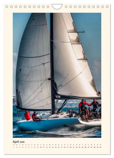 Produktbild: Spektakul&auml;res Segeln (Wandkalender 2026 DIN A4 hoch), CALVENDO Monatskalender
