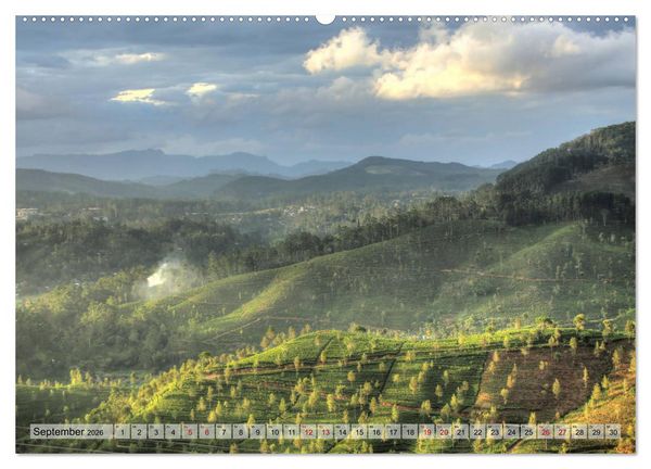 Produktbild: Sri Lanka - Tempel, Tee und Elefanten (Wandkalender 2026 DIN A2 quer), CALVENDO Monatskalender