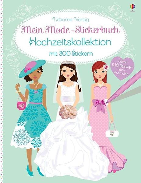 Produktbild: Mein Mode-Stickerbuch: Hochzeitskollektion