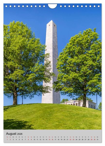 Produktbild: BOSTON Historie und urbane Idylle (Wandkalender 2026 DIN A4 hoch), CALVENDO Monatskalender