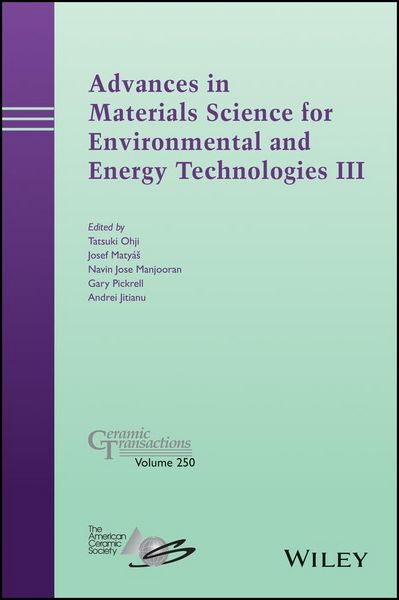 Produktbild: Advances in Materials Science for Environmental and Energy Technologies III