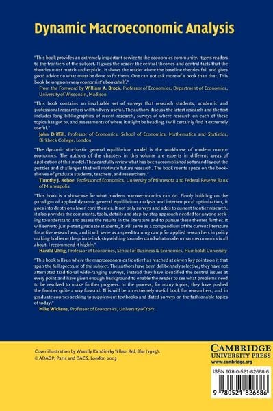 Produktbild: Dynamic Macroeconomic Analysis