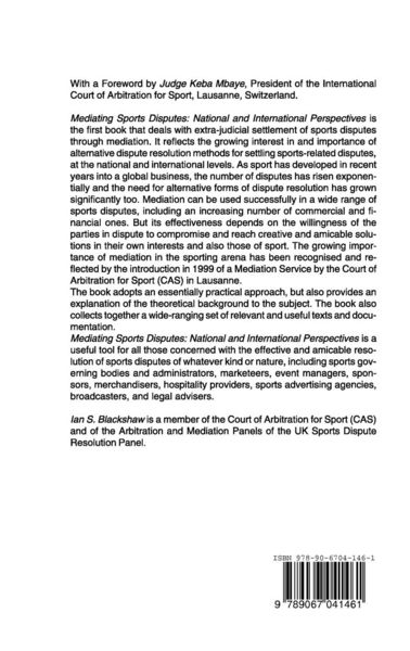 Produktbild: Mediating Sports Disputes:National and International Perspectives