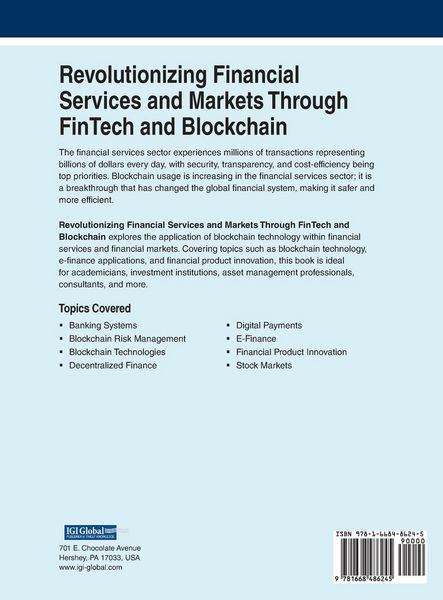 Produktbild: Revolutionizing Financial Services and Markets Through FinTech and Blockchain