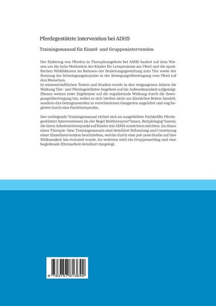 Produktbild: Pferdegest&uuml;tzte Intervention bei ADHS