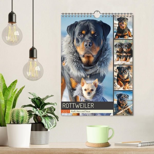 Produktbild: Rottweiler. Kraft, Herz und Treue (Wandkalender 2027 DIN A4 hoch), CALVENDO Monatskalender