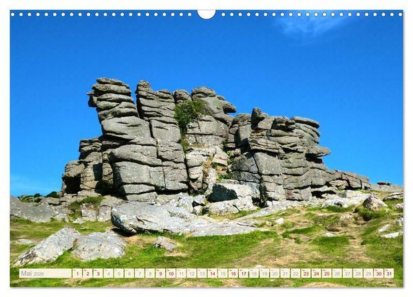 Produktbild: S&uuml;dengland - Mystische Steinkreise und Dartmoor (Wandkalender 2026 DIN A3 quer), CALVENDO Monatskalender