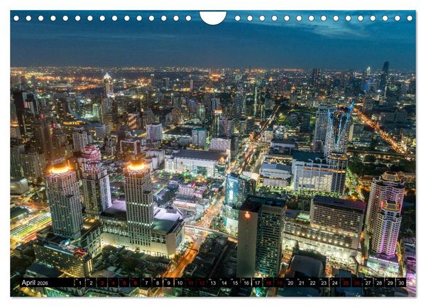 Produktbild: Asiens Hauptst&auml;dte (Wandkalender 2026 DIN A4 quer), CALVENDO Monatskalender
