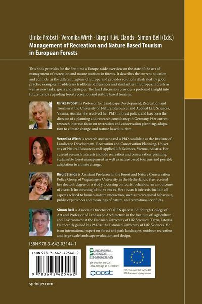 Produktbild: Management of Recreation and Nature Based Tourism in European Forests