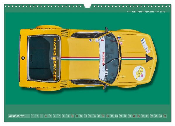 Produktbild: Tourenwagen Classics (Wandkalender 2026 DIN A3 quer), CALVENDO Monatskalender