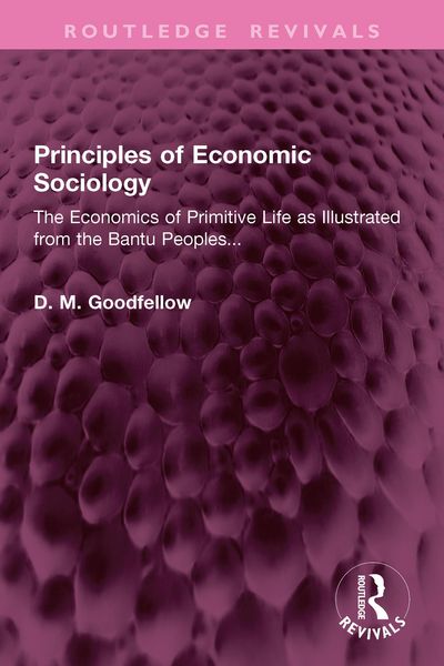 Produktbild: Principles of Economic Sociology