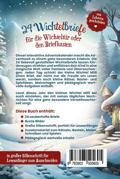 Produktbild: Cichon, S: Wichtelbriefe von Milli